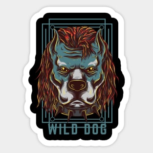 Wild Dog Sticker